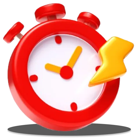 Red clock